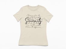 Load image into Gallery viewer, Women&#39;s Serenity Prayer Tee

