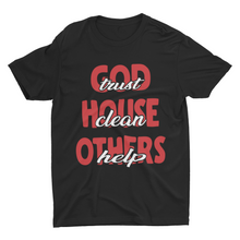 Load image into Gallery viewer, Trust God... Unisex Tshirt (Black/Red, White)
